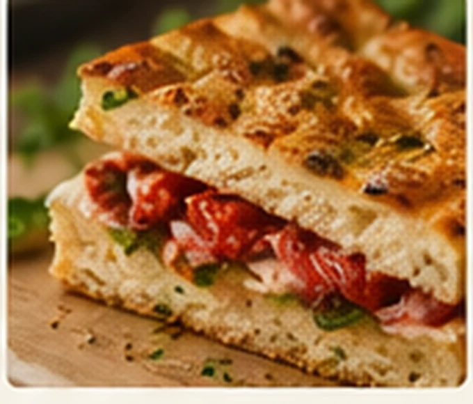 Fotografia editoriale illustrativa: Focaccia